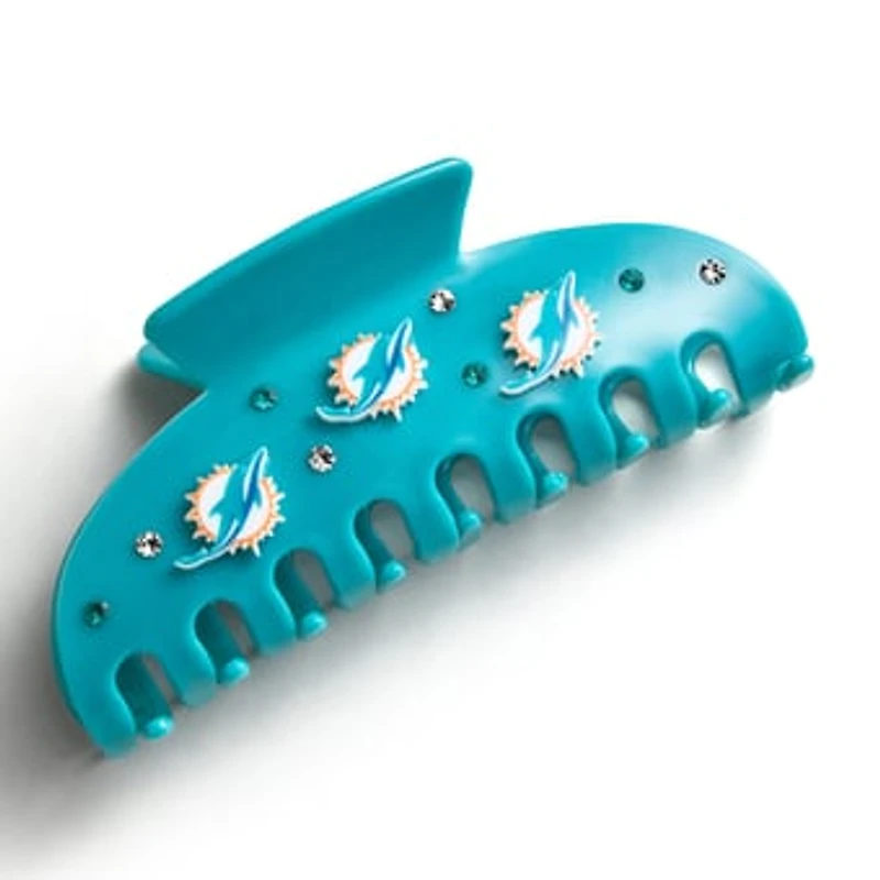 BaubleBar Miami Dolphins Stacked Hair Claw Clip