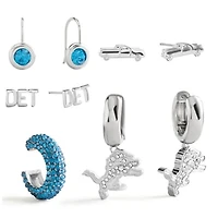 BaubleBar Detroit Lions Mixed Earring Set