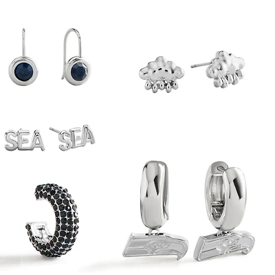 BaubleBar Seattle Seahawks Mixed Earring Set
