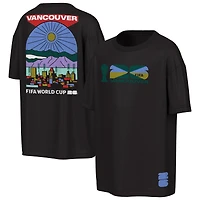 Men's Outerstuff Black FIFA World Cup 2026 Vancouver Big City Poster T-Shirt