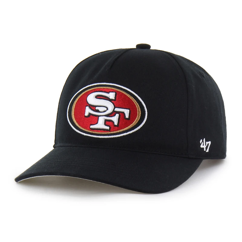 Men's '47 Black San Francisco 49ers Unstructured Hitch Adjustable Hat