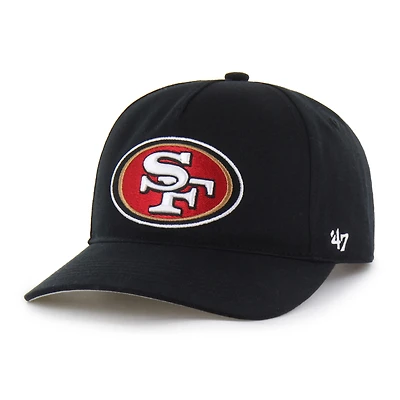 Men's '47 Black San Francisco 49ers Unstructured Hitch Adjustable Hat