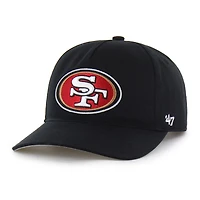 Men's '47  Black San Francisco 49ers Unstructured Hitch Adjustable Hat