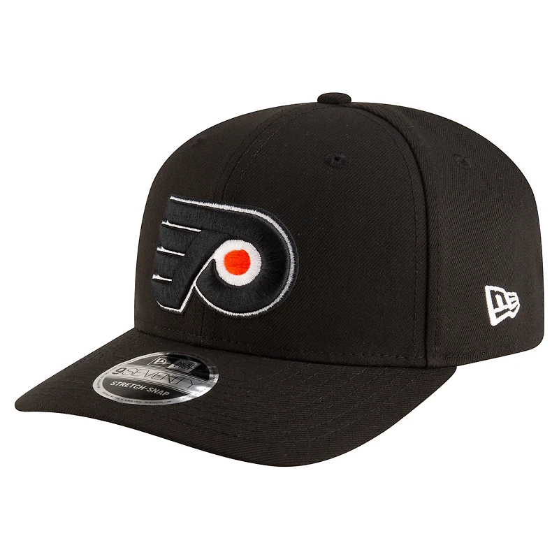 Men's New Era  Black Philadelphia Flyers 9SEVENTY Adjustable Hat