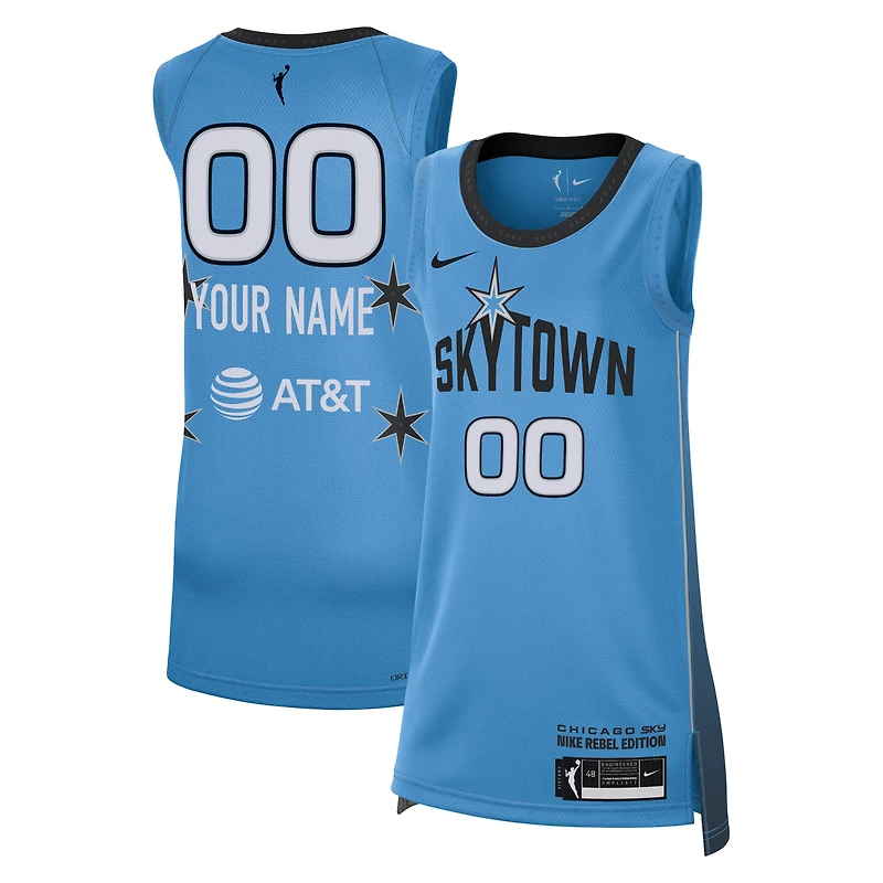Unisex Nike Blue Chicago Sky Victory Custom Jersey - Rebel Edition