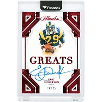 Eric Dickerson Los Angeles Rams Autographed 2023 Panini Flawless Ruby Greats #G-EDI #14/15 Card