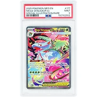 Mega Venusaur EX 2025 Pokemon Mega Evolution Special Illustration Rare #177 PSA Authenticated 9 Card