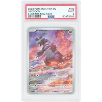 Groudon 2023 Pokemon Paradox Rift Illustration Rare #199 PSA Authenticated 9 Card