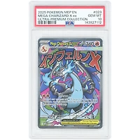 Mega Charizard X EX 2025 Pokemon Mega Evolution Ultra Premium Collection Black Star Promo #023 PSA Authenticated 10 Card