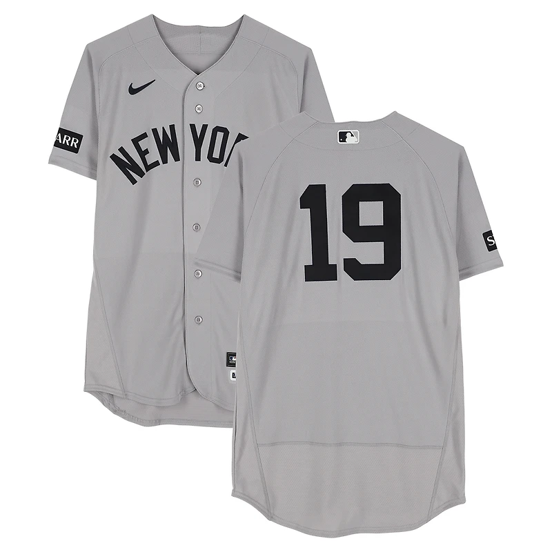 Ryan McMahon New York Yankees Game-Used #19 Gray Jersey vs. San Francisco Giants on March 25, 2026