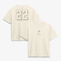 Women's Ernie Clement Cream Toronto Blue Jays Name & Number T-Shirt