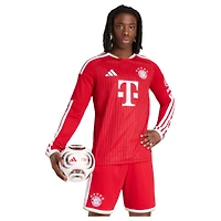 Men's adidas Red Bayern Munich 2026/27 Home Replica Long Sleeve Jersey