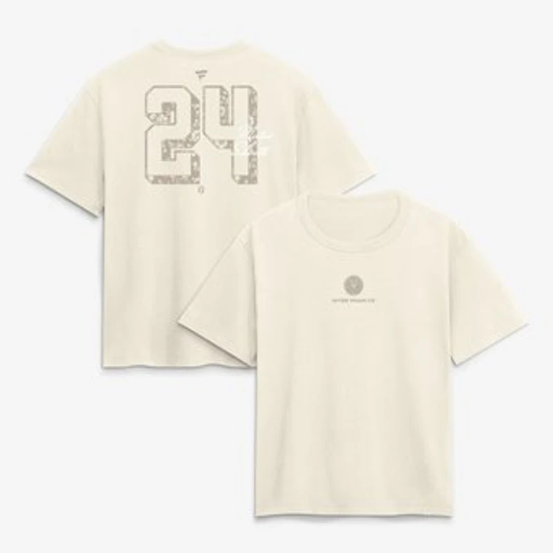 Women's Cream Mateo Silvetti Inter Miami CF Legacy Name & Number T-Shirt