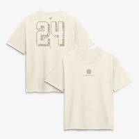Women's Cream Mateo Silvetti Inter Miami CF Legacy Name & Number T-Shirt