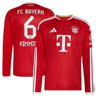 Men's adidas Joshua Kimmich Red Bayern Munich 2026/27 Home Replica Long Sleeve Jersey