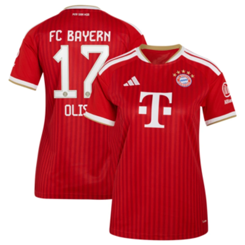 Women's adidas Michael Olise Red Bayern Munich 2026/27 Home Replica Jersey