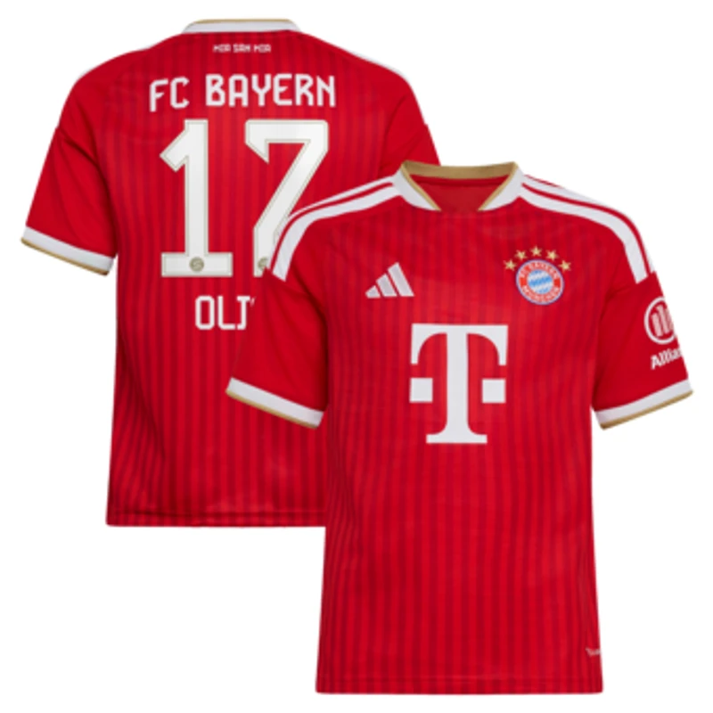 Youth adidas Michael Olise Red Bayern Munich 2026/27 Home Replica Jersey