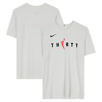 Atlanta Hawks Team-Issued White WNBA Short Sleeve Shirt from the 2025-26 NBA Season