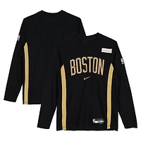 Boston Celtics Team-Issued Black City Long Sleeve Shirt from the 2025-26 NBA Season