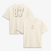 Women's Sidney Crosby Cream Pittsburgh Penguins Fashion Name & Number T-Shirt