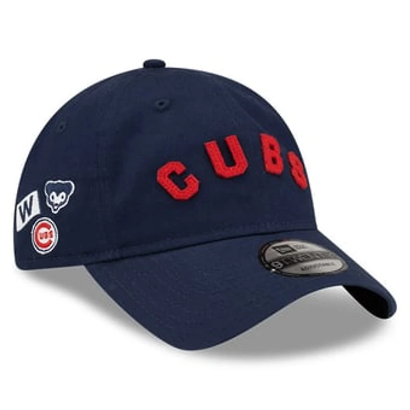 Men's New Era x Alice & Wonder /Navy Chicago Cubs 9TWENTY Adjustable Hat