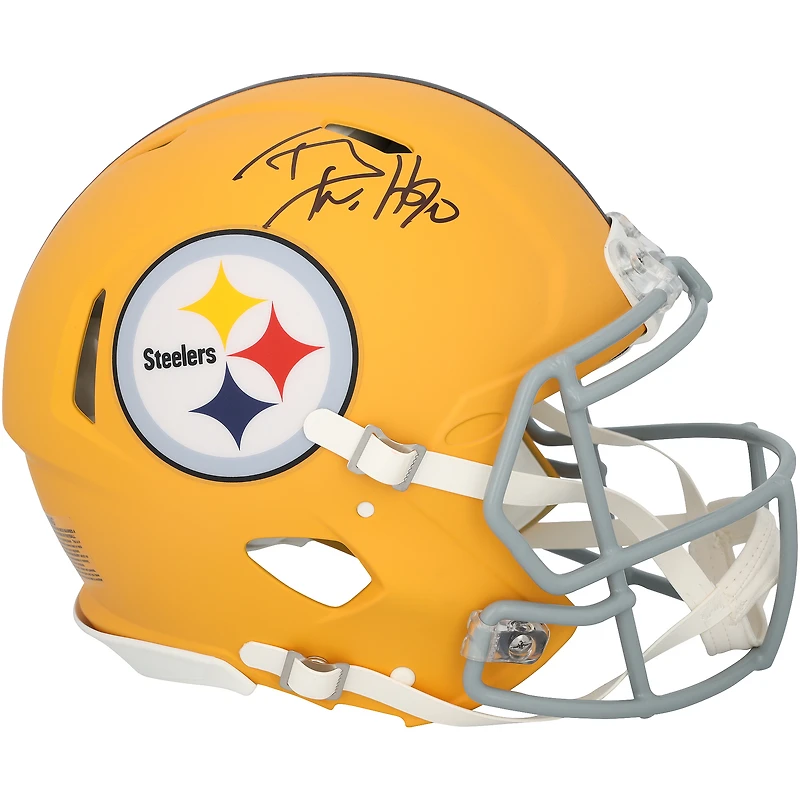 T.J. Watt Pittsburgh Steelers Autographed Riddell 2025 Alternate Speed Authentic Helmet