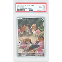 Spearow 2025 Pokemon Mega Evolution Illustration Rare #151 PSA Authenticated 10 Card