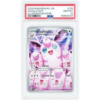 Wigglytuff 2025 Pokemon Phantasmal Flames Illustration Rare #105 PSA Authenticated 10 Card