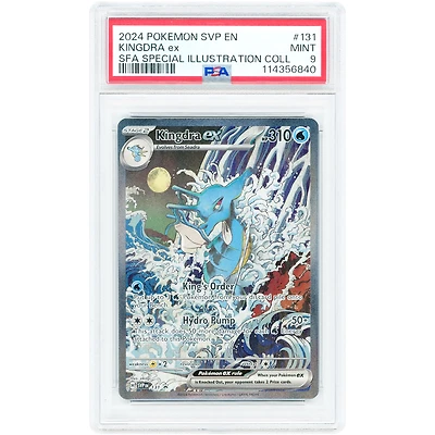 Kingdra EX 2024 Pokemon Scarlet & Violet Special Illustration Collection Black Star Promo #131 PSA Authenticated 9 Card