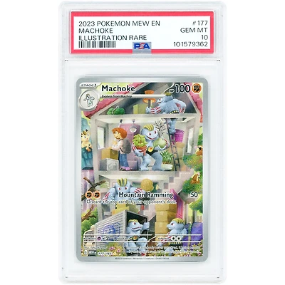 Machoke 2023 Pokemon 151 Illustration Rare #177 PSA Authenticated 10 Card