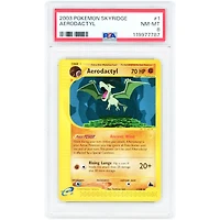 Aerodactyl 2003 Pokemon Skyridge Rare #1 PSA Authenticated 8 Card