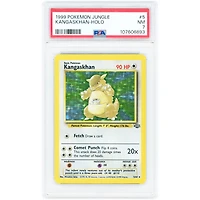 Kangaskhan 1999 Pokemon Jungle Holo Rare #5 PSA Authenticated 7 Card