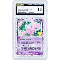 Mew EX 2021 Pokemon Celebrations EX Legend Maker Holo #88 CGC Authenticated 10 Card