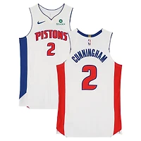Cade Cunningham Detroit Pistons Game-Used #2 White Nike Jersey vs. Boston Celtics on January 19, 2026 - Size 50+4