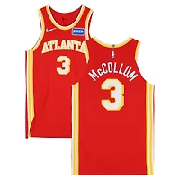 CJ McCollum Atlanta Hawks Game-Used #3 Red Nike Jersey vs. Memphis Grizzlies on March 23, 2026 - Size 48+4