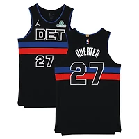 Kevin Huerter Detroit Pistons Player-Issued #27 Black Jersey from the 2025-26 NBA Season - Size 50+4
