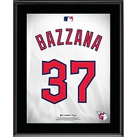 Travis Bazzana Cleveland Guardians 10.5" x 13" Jersey Number Sublimated Player Plaque