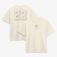 Women's Caitlin Clark Cream Indiana Fever Fashion Name & Number T-Shirt