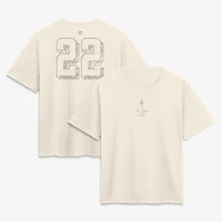 Women's A'ja Wilson Cream Las Vegas Aces Fashion Name & Number T-Shirt