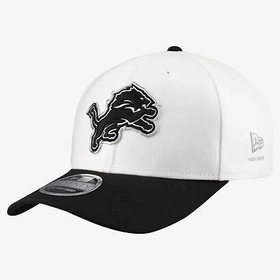 Men's New Era White Detroit Lions 2026 NFL Draft 9SEVENTY COOLERA Adjustable Hat