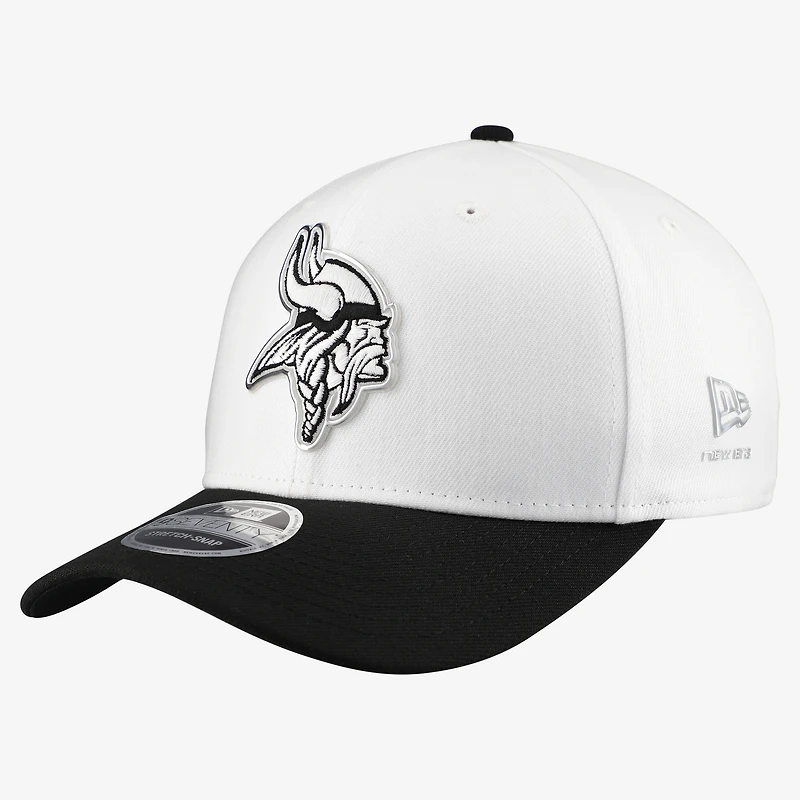 Men's New Era  White Minnesota Vikings 2026 NFL Draft 9SEVENTY COOLERA Adjustable Hat