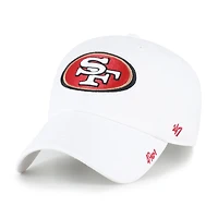 Women's '47 White San Francisco 49ers Miata Clean Up Adjustable Hat