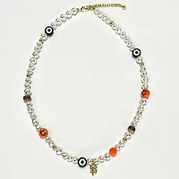 LUV AJ San Francisco Giants Pearl Bead Logo Necklace