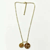 LUV AJ San Francisco Giants Double Coin Logo Necklace