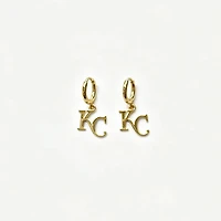 LUV AJ Kansas City Royals Logo Charm Huggie Earrings