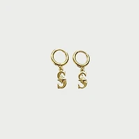 LUV AJ Seattle Mariners Logo Charm Huggie Earrings