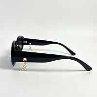 Women's LUV AJ Atlanta Braves Logo Charm Sunglasses
