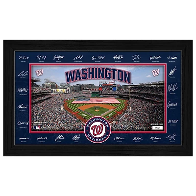 Highland Mint Washington Nationals 12" x 20" 2026 Signature Field Photograph - Facsimile Signatures