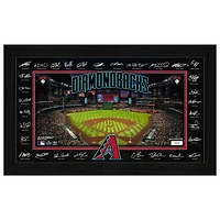 Highland Mint Arizona Diamondbacks 12" x 20" 2026 Signature Field Photograph - Facsimile Signatures
