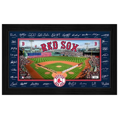 Highland Mint Boston Red Sox 12" x 20" 2026 Signature Field Photograph - Facsimile Signatures